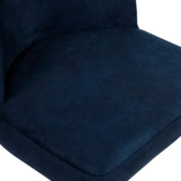 Set scaune de bucătarie Trendy Madrid Catifea/ Dark Blue Gold photo 6