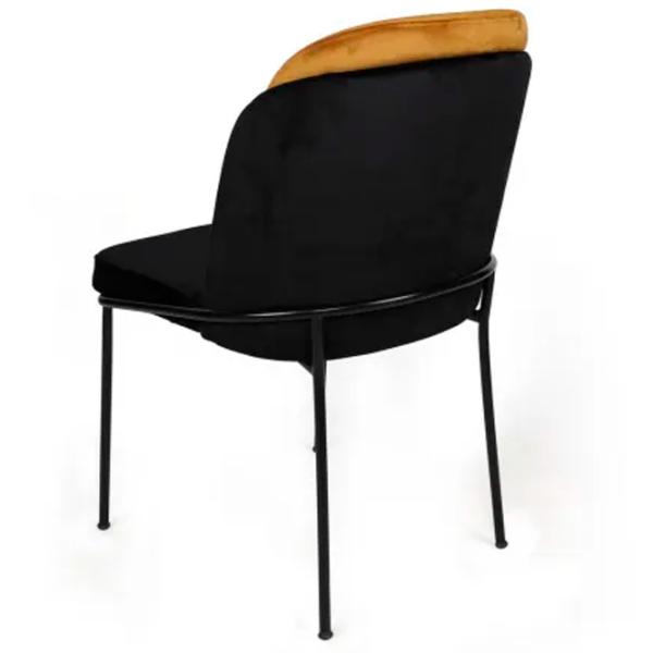 Set scaune de bucătarie Trendy Dore Catifea/ Black Brown photo 2