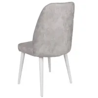 Set scaune de bucătarie Trendy Alfa Catifea/ Gray White photo 4