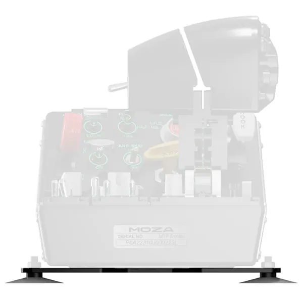 Adaptor de montare Moza Racing Flight Support Plate PC / Black photo 2