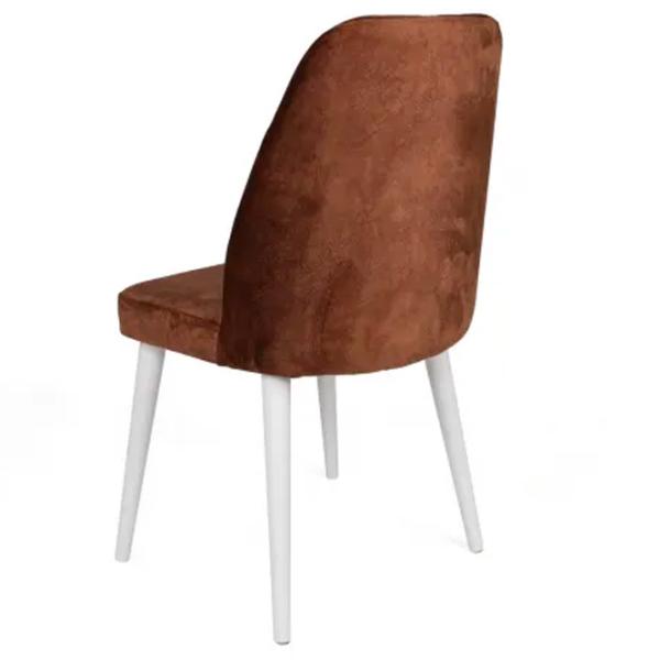 Set scaune de bucătarie Trendy Alfa Catifea/ Brown White photo 4