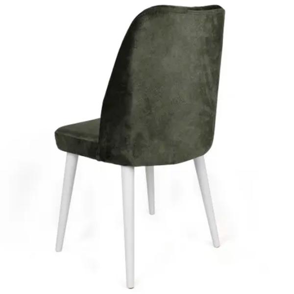 Set scaune de bucătarie Trendy Alfa Catifea/ Khaki White photo 5