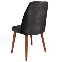 Set scaune de bucătarie Trendy Alfa Catifea/ Antracit Brown photo 5