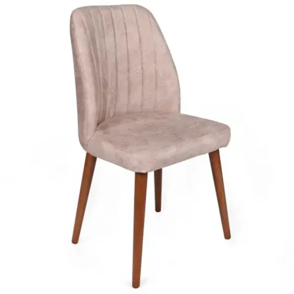 Set scaune de bucătarie Trendy Alfa Catifea/ Mink Brown photo 2