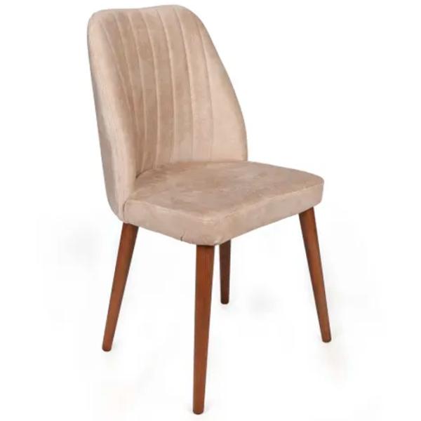 Set scaune de bucătarie Trendy Alfa Catifea/ Cream Brown photo 2