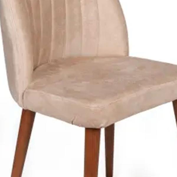 Set scaune de bucătarie Trendy Alfa Catifea/ Cream Brown photo 3