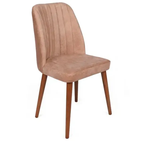 Set scaune de bucătarie Trendy Alfa Catifea/ Light Brown Brown photo 2