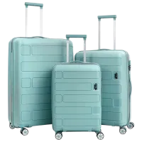 Valiză CCS 5236 Set 105l/ Blue