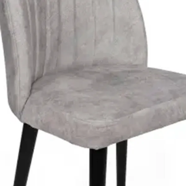 Set scaune de bucătarie Trendy Alfa Catifea/ Gray Black photo 3