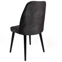 Set scaune de bucătarie Trendy Alfa Catifea/ Black Black photo 2