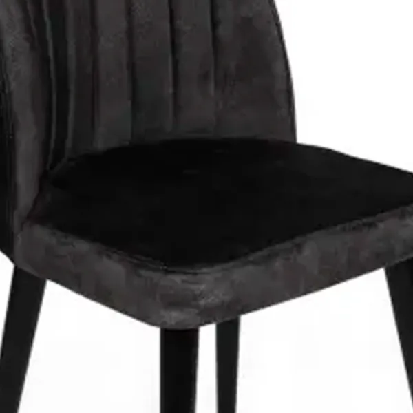 Set scaune de bucătarie Trendy Alfa Catifea/ Black Black photo 5