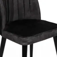 Set scaune de bucătarie Trendy Alfa Catifea/ Black Black photo 5