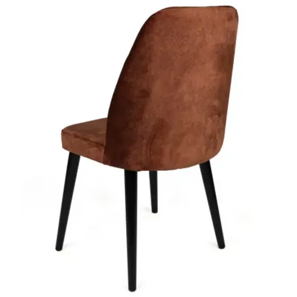 Set scaune de bucătarie Trendy Alfa Catifea/ Brown Black photo 3