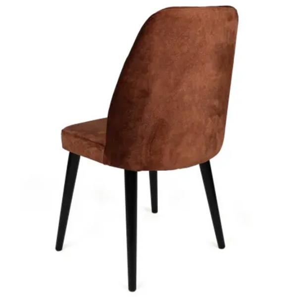 Set scaune de bucătarie Trendy Alfa Catifea/ Brown Black photo 3