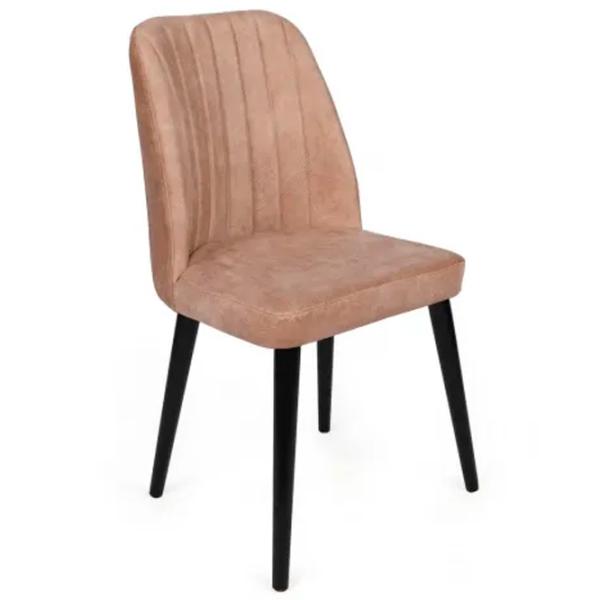 Set scaune de bucătarie Trendy Alfa Catifea/ Beige Black photo 2