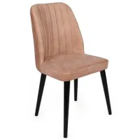 Set scaune de bucătarie Trendy Alfa Catifea/ Beige Black photo 2