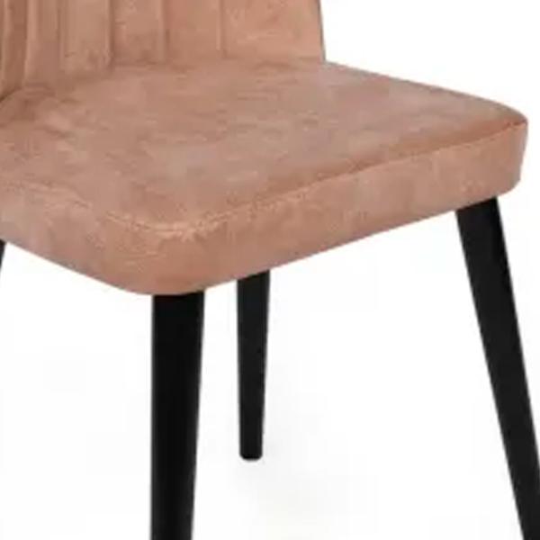 Set scaune de bucătarie Trendy Alfa Catifea/ Beige Black photo 4