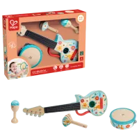 Набор музыкальных инструментов Hape 4in1 Ukulele Set 3 года / Синий