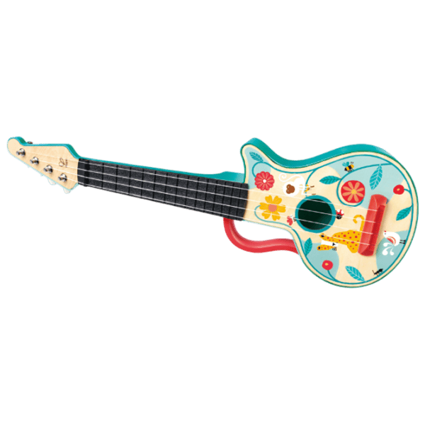Набор музыкальных инструментов Hape 4in1 Ukulele Set 3 года / Синий photo 2