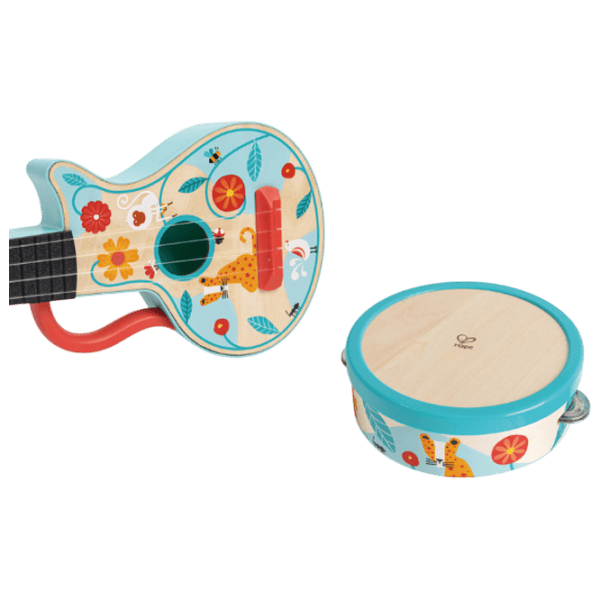 Набор музыкальных инструментов Hape 4in1 Ukulele Set 3 года / Синий photo 5