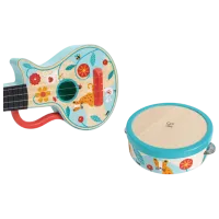 Набор музыкальных инструментов Hape 4in1 Ukulele Set 3 года / Синий photo 5