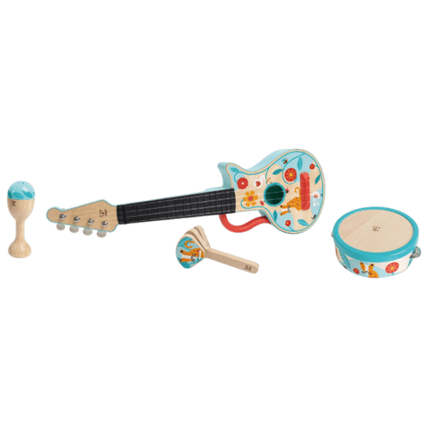 Набор музыкальных инструментов Hape 4in1 Ukulele Set 3 года / Синий photo 7