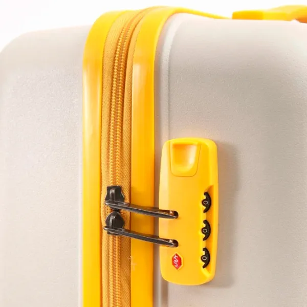 Valiză CCS 5236 62l/ Yellow White photo 6