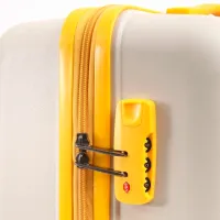 Valiză CCS 5236 62l/ Yellow White photo 6