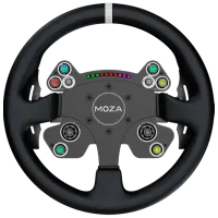 Volan Moza Racing CS V2P Cu fir / 12 buttons / Black