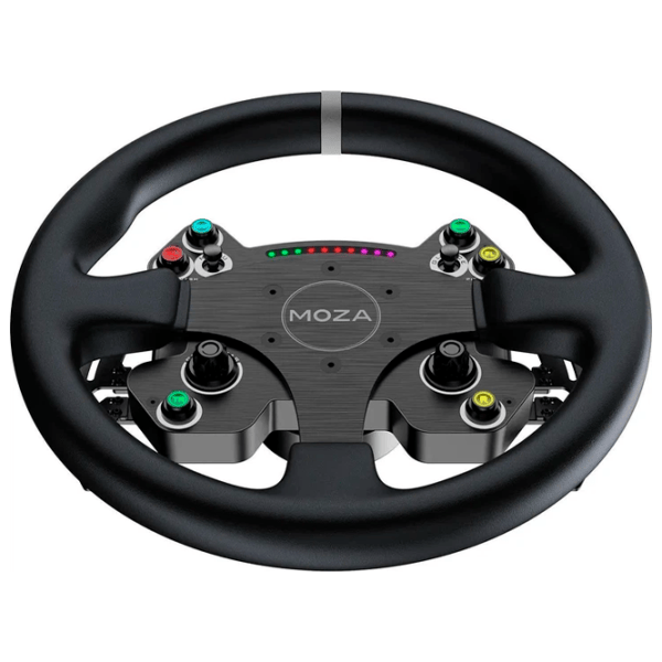 Volan Moza Racing CS V2P Cu fir / 12 buttons / Black photo 4