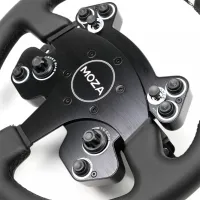 Volan Moza Racing CS V2P Cu fir / 12 buttons / Black photo 5
