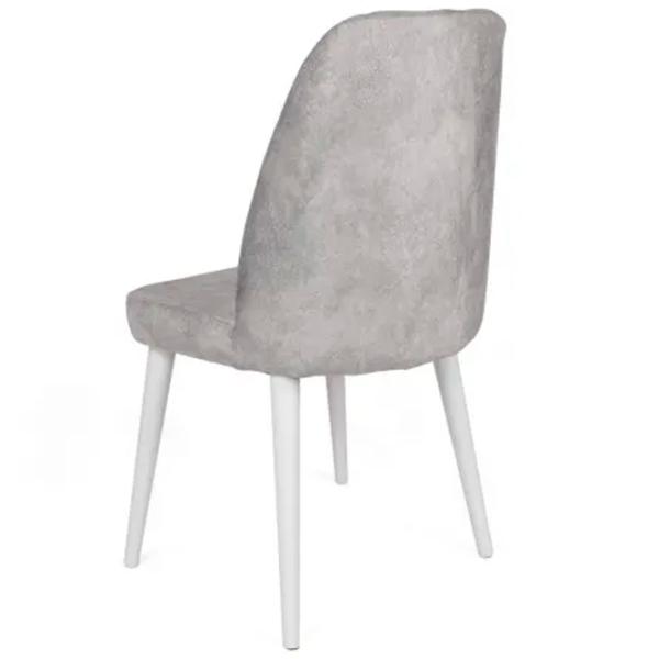 Set scaune de bucătarie Trendy Dallas Catifea/ Gray White photo 5