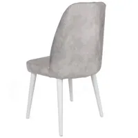 Set scaune de bucătarie Trendy Dallas Catifea/ Gray White photo 5