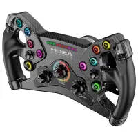 Volan Moza Racing KS Cu fir / 10 buttons / Black photo 2