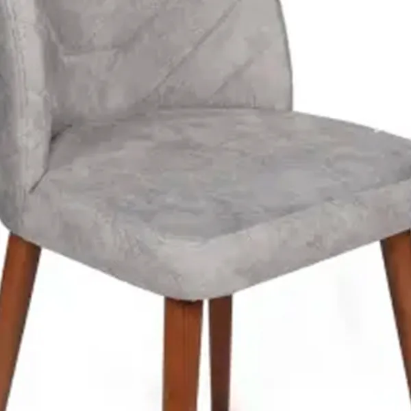 Set scaune de bucătarie Trendy Dallas Catifea/ Gray Brown photo 3