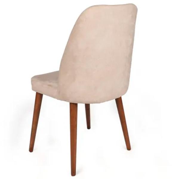 Set scaune de bucătarie Trendy Dallas Catifea/ Beige Brown photo 3