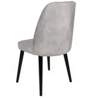 Set scaune de bucătarie Trendy Dallas Catifea/ Gray Black photo 2