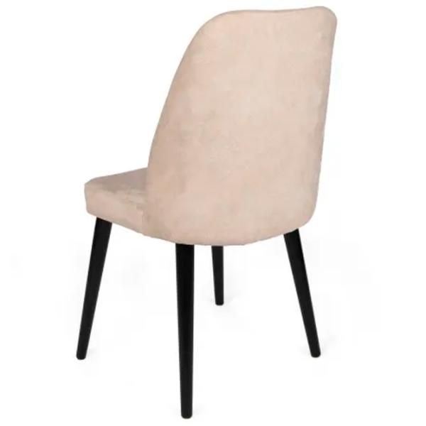 Set scaune de bucătarie Trendy Dallas Catifea/ Beige Black photo 2