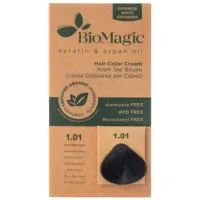 Краска для волос BioMagic Intense Blue Black Код цвета: 1/01, 0.06л