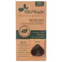 Краска для волос BioMagic Intense Ash Dark Blonde Код цвета: 6/11, 0.06л