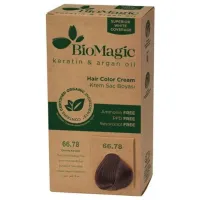 Краска для волос BioMagic Deep Darck Blonde Beige Pearl Код цвета: 66/78, 0.06л