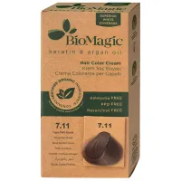 Краска для волос BioMagic Intense Ash Blonde Код цвета: 7/11, 0.06л