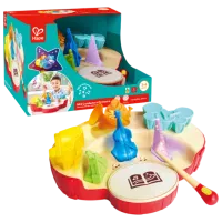 Набор музыкальных инструментов Hape Mini Orchestra of the Conductor 3 года / Красный