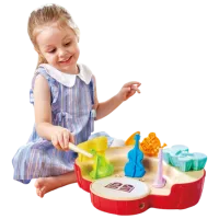 Set de instrumente muzicale Hape Mini Orchestra of the Conductor 3 ani / Red photo 6