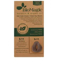 Краска для волос BioMagic Intense Ash Very Light Blonde Код цвета: 9/11, 0.06л