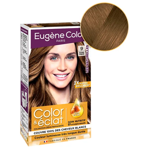 Vopsea de păr Eugene Color 1168152 Cod culoare: 9, 0.033l photo 1