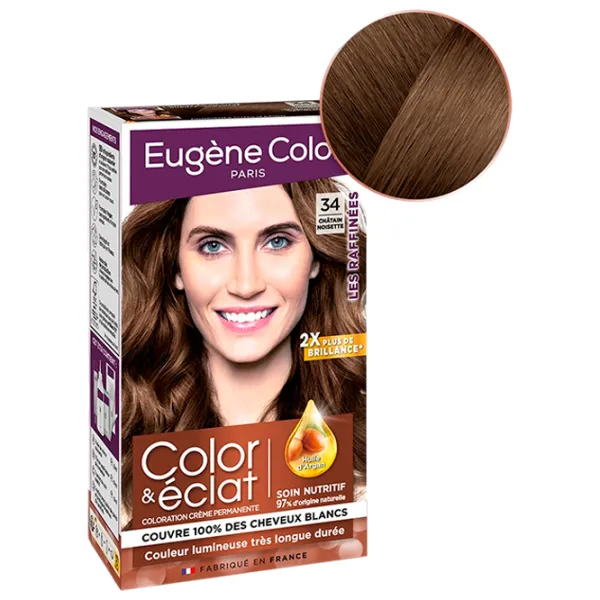 Vopsea de păr Eugene Color 1168140 Cod culoare: 34, 0.033l photo 1