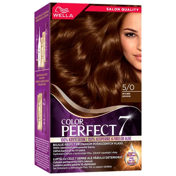 Vopsea de păr Wella Color Perfect Cod culoare: 5/0, 0.135l photo 1