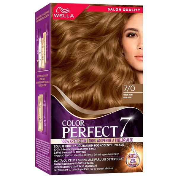 Vopsea de păr Wella Color Perfect Cod culoare: 7/0, 0.135l photo 1