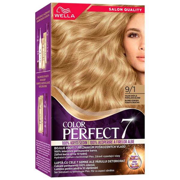Vopsea de păr Wella Color Perfect Cod culoare: 9/1, 0.135l photo 1